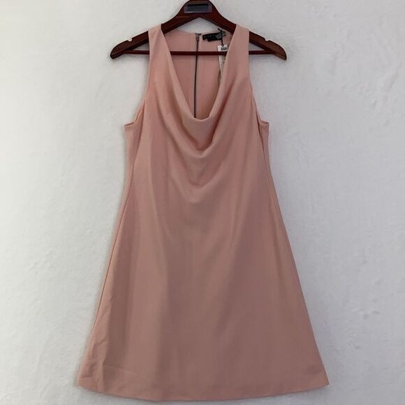 Alice + Olivia Harmony Mini Racerback Dress in Blush - Picture 5 of 8